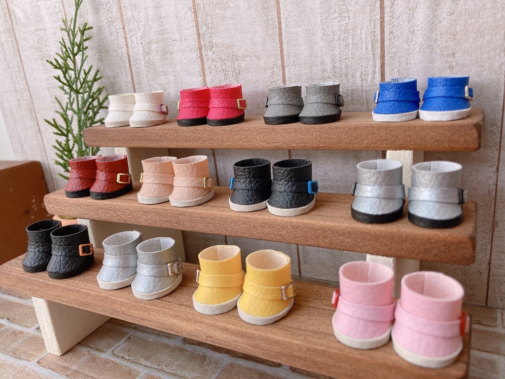 カスタムオーダーブーツ【ぬい靴】送料込