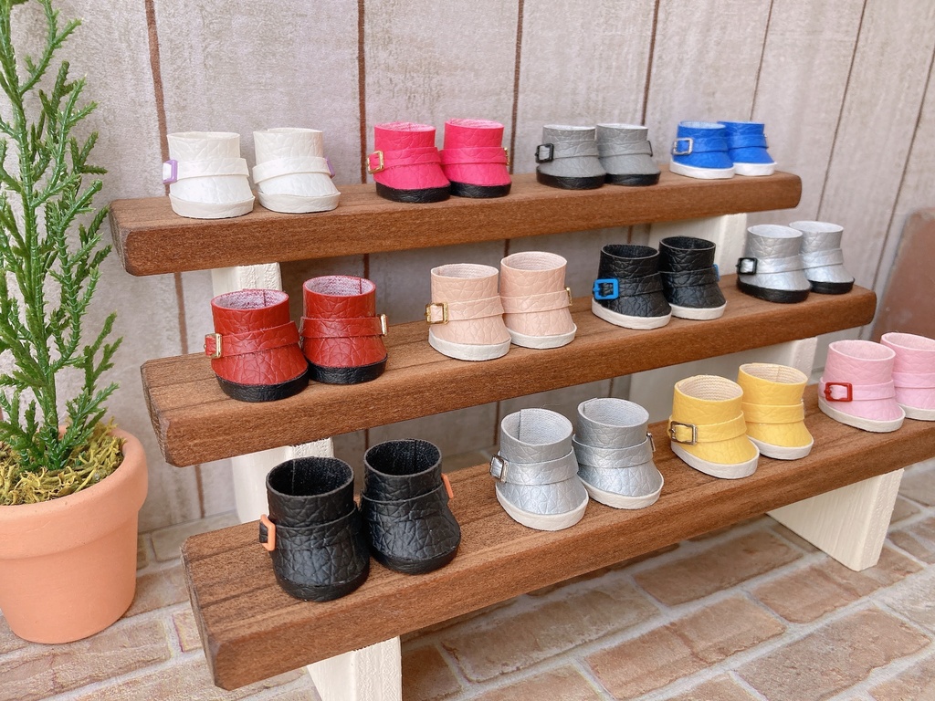 カスタムオーダーブーツ【ぬい靴】送料込