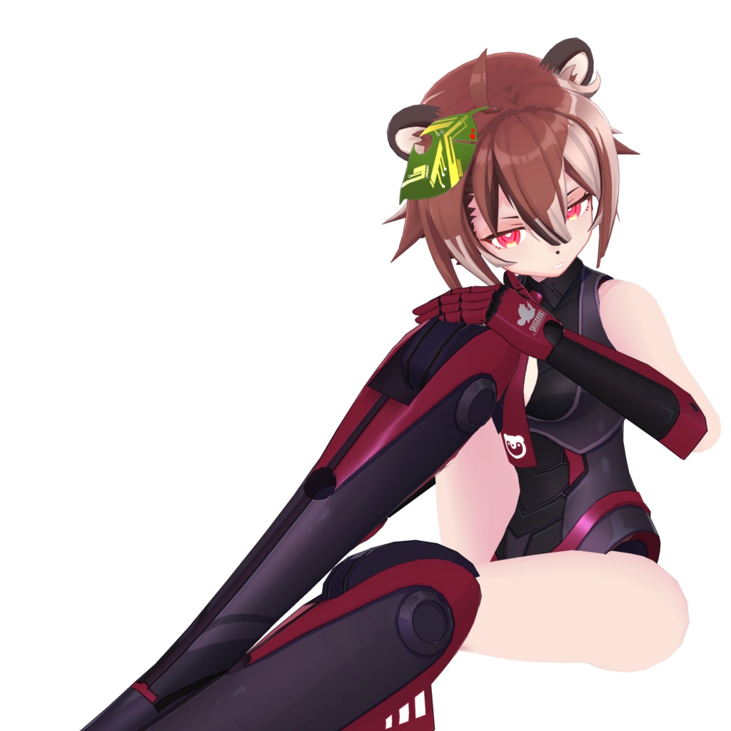 【かんたん導入】シガラキちゃんの肌パーツ(腕・脚タイツ付き)