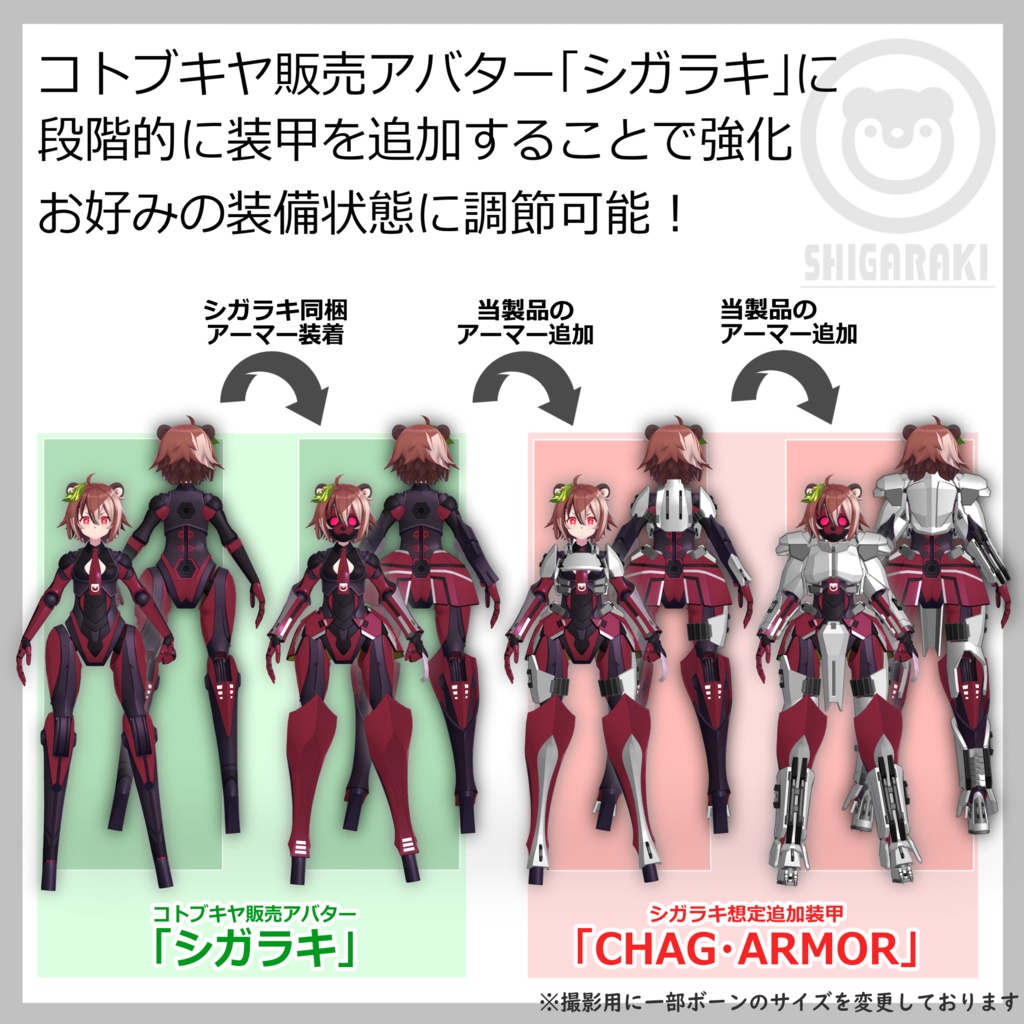 シガラキ想定アーマー「チャグ・アーマー -CHAG・ARMOR-」
