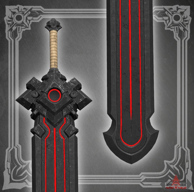 【VRCギミックアイテム】蛇腹処刑剣 エクスキューショナーソード