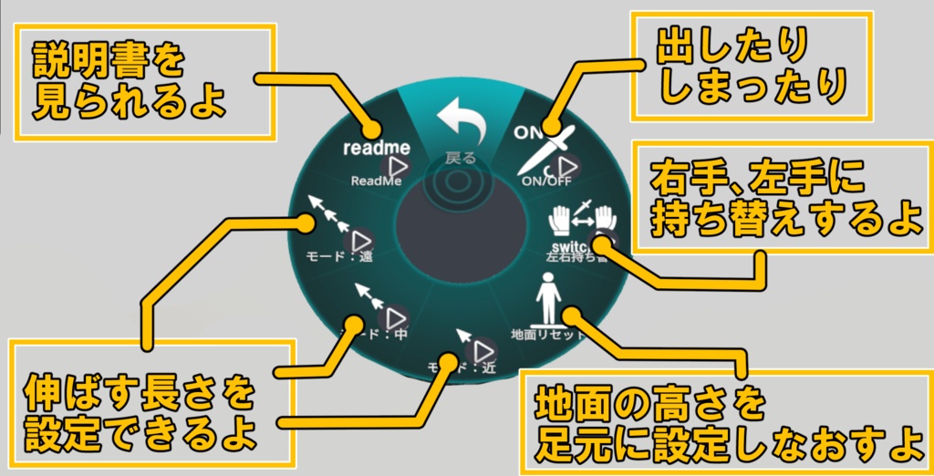 【鞭やリボンのように自由自在】鞭刀【VRCギミックアイテム】