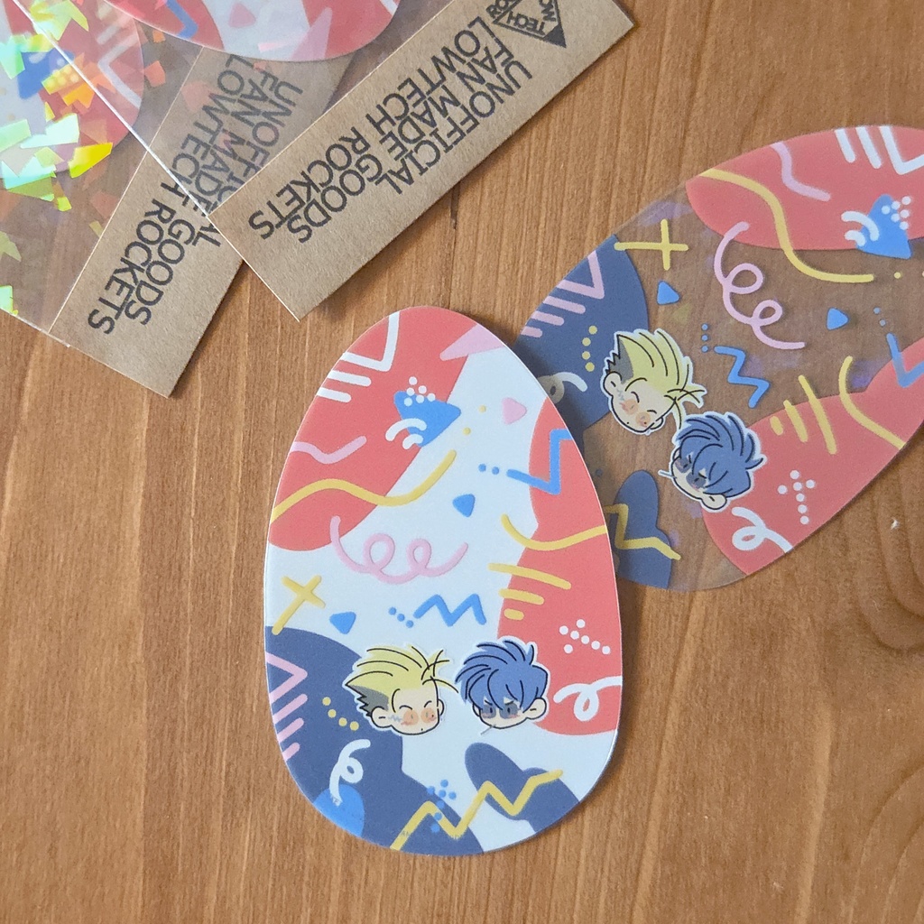 クリアステッカー