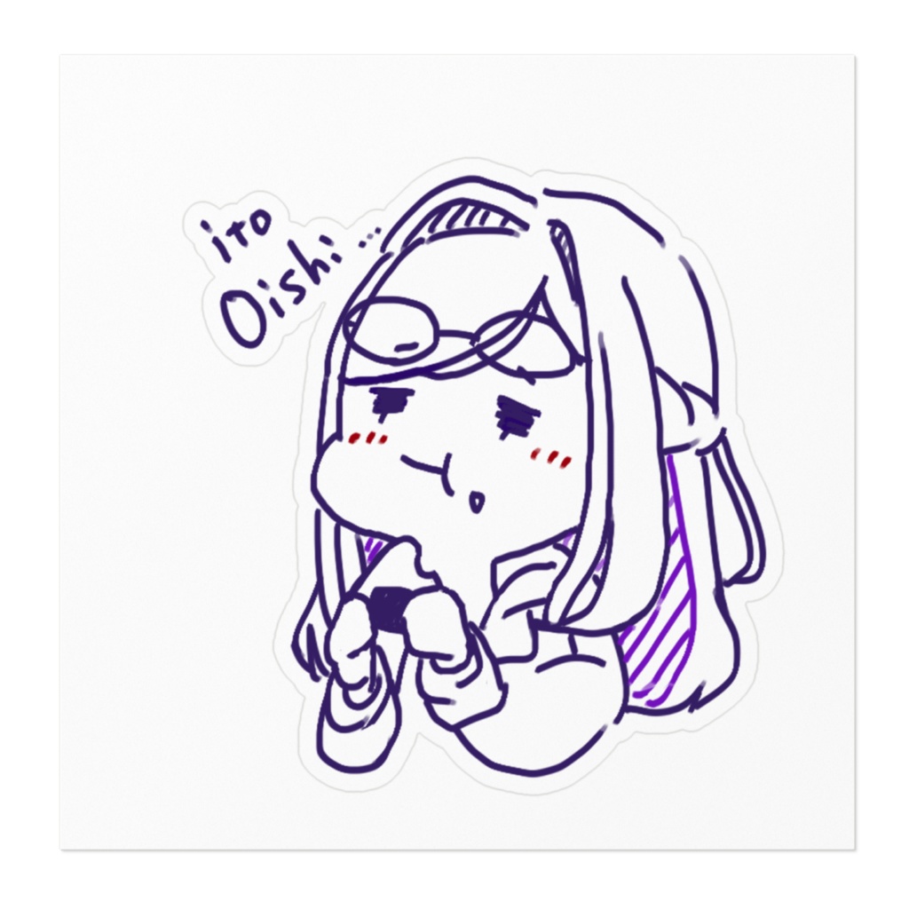 sakuma ito Oishi ステッカー