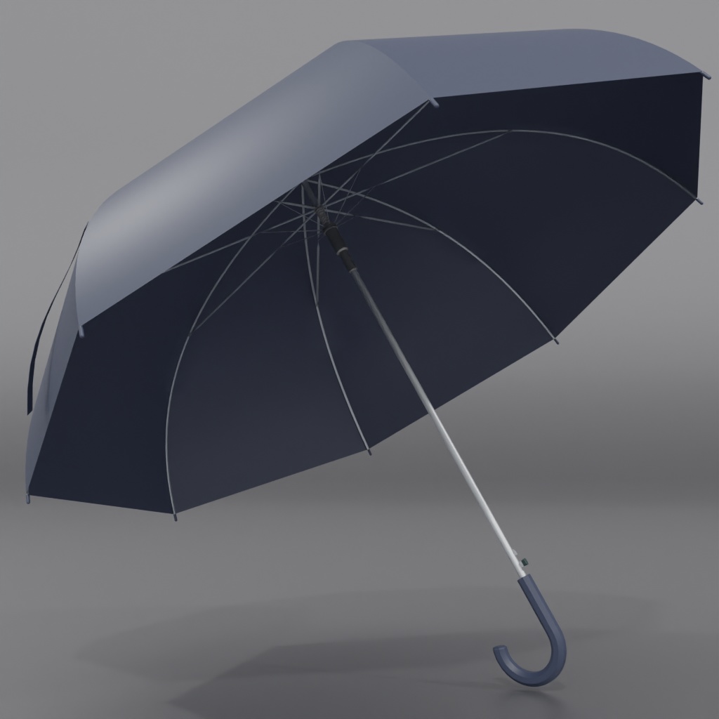 傘の3Dモデル[Blender,unity,clipstudiopaint用] - 3Dで漫画を作ろう_ショップ - BOOTH