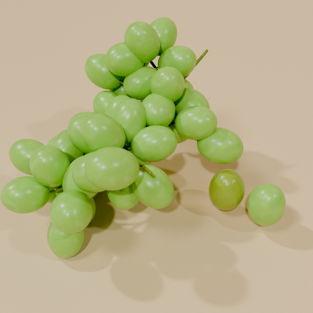 フルーツの3Dモデル素材集(Blender,unity用)