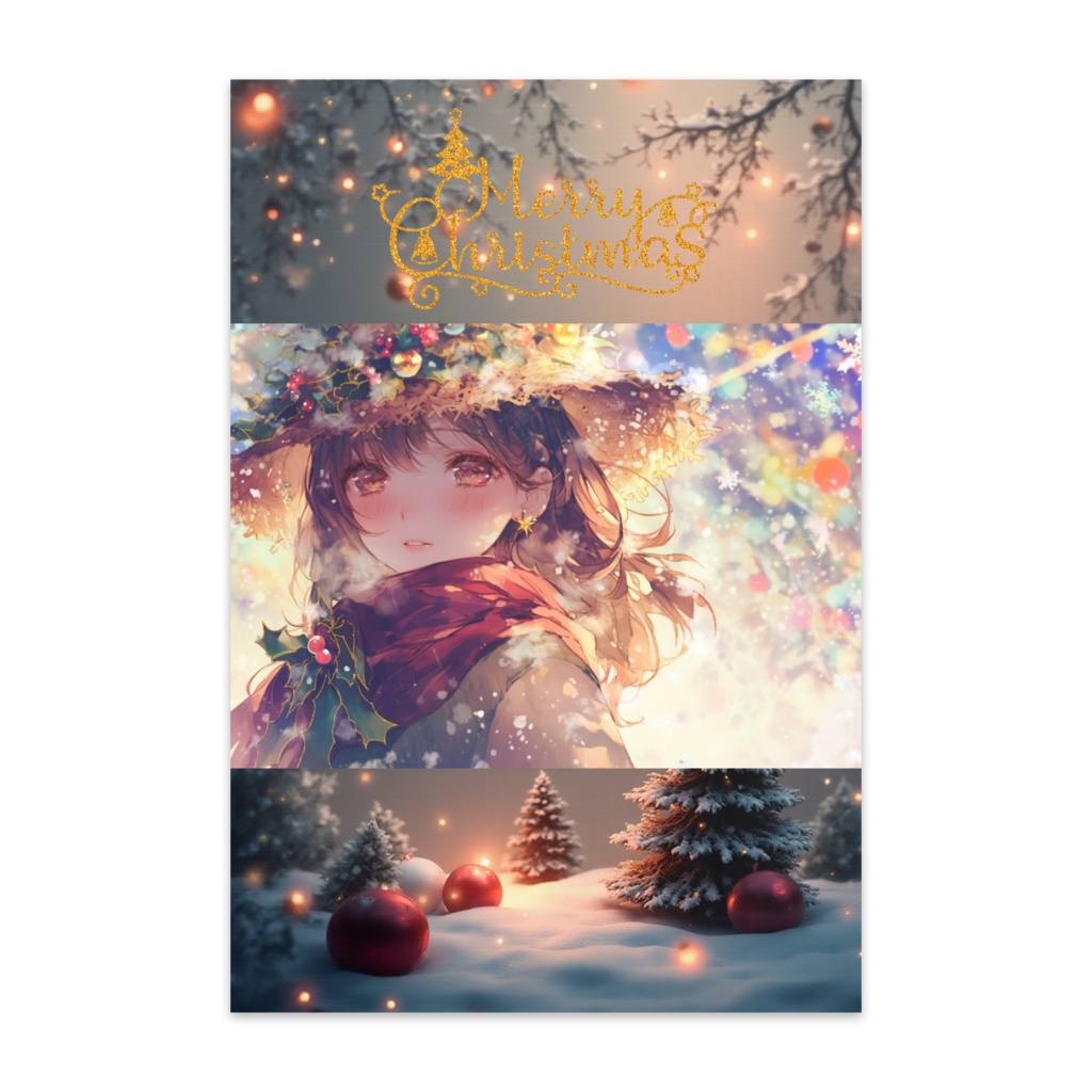 ポストカード①(クリスマス)10枚セット