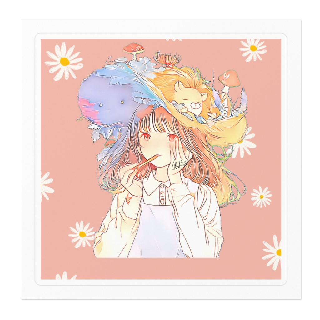 ステッカー大⑤(くれよん春)