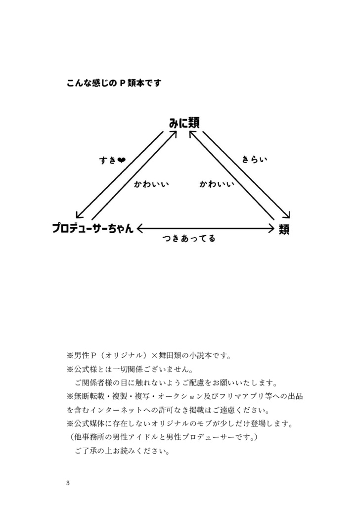 P×みにっ!?~Pがみに類にモテている様子を彼女の類がやさしく見守ってくれる本~
