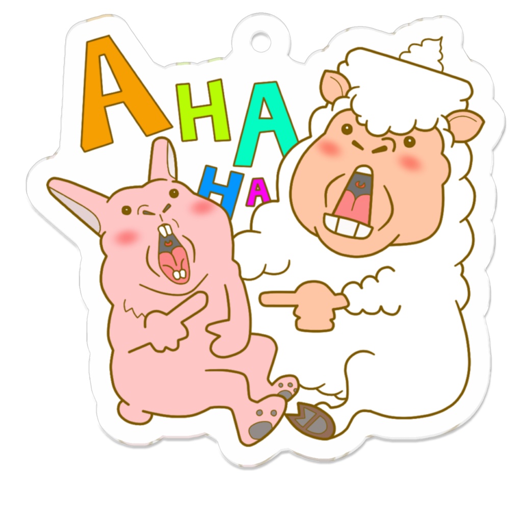 爆笑うさぎ&羊さん