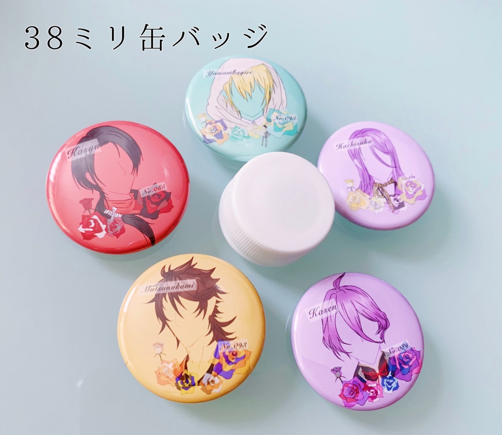 誰ソ彼薔薇 缶バッジ 短刀