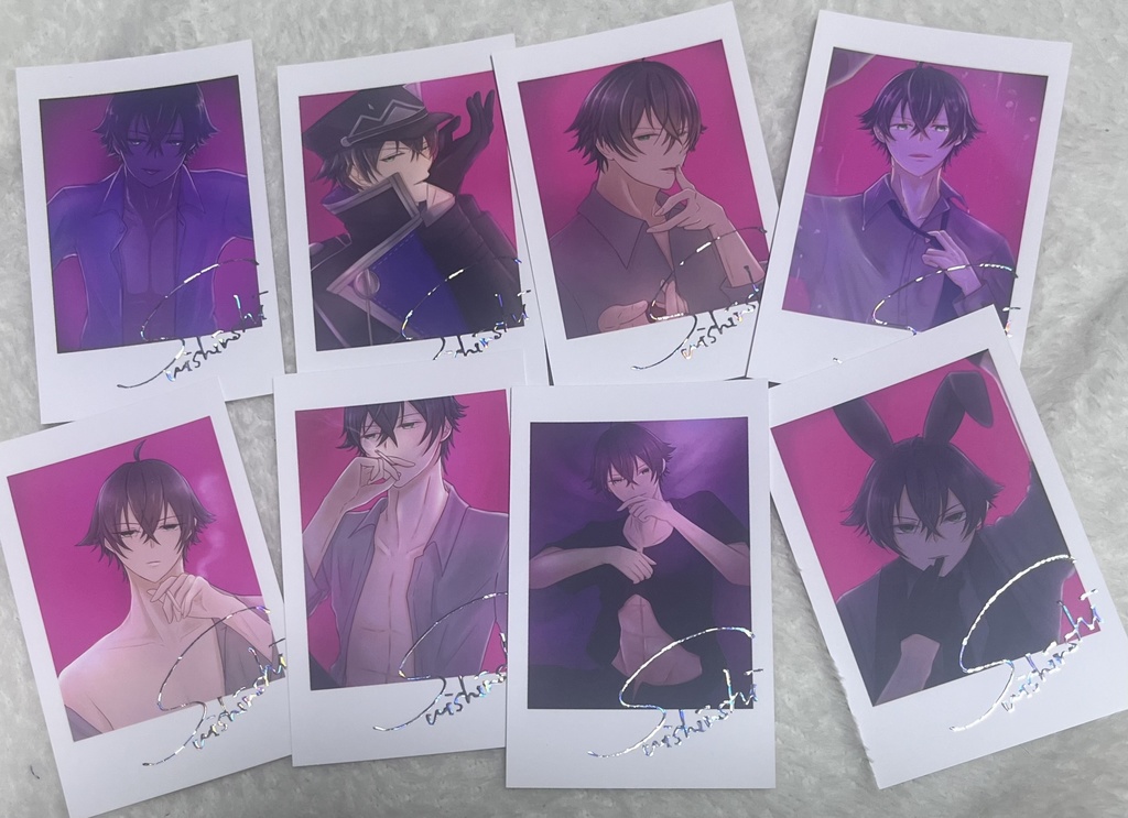 【ランダム3枚/8枚セット】どピンクの水心子さんチェキ