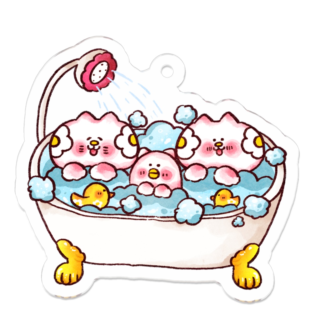 みんにゃでお風呂!