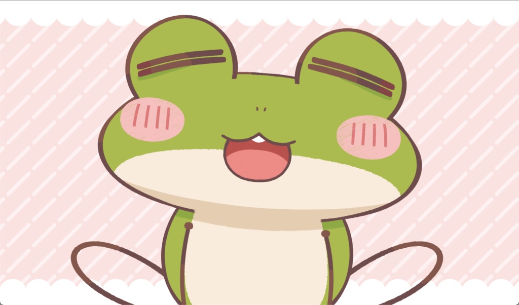 【汎用モデル】ただのカエルさん