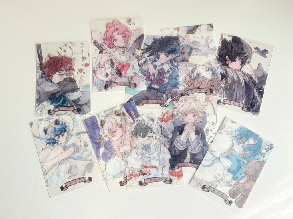 透明カード夢十夜シリーズ　コンプリートセット