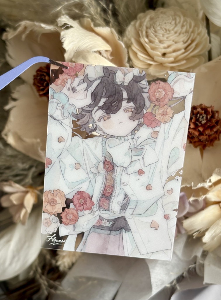 透明カード『Flowers』