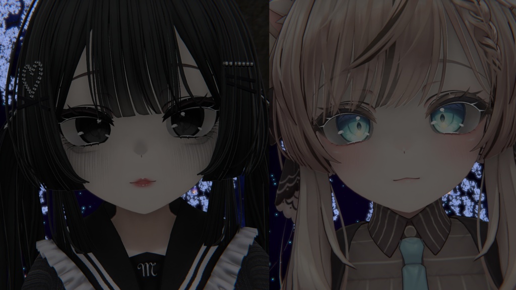 【lilToon】 VRCマヌカちゃんメンヘラメイク 【マヌカ】【Manuka】 Menhera makeup texture