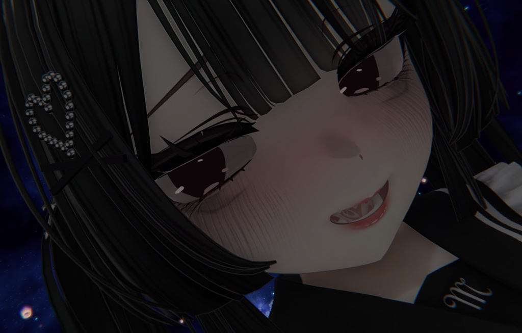 【lilToon】 VRCマヌカちゃんメンヘラメイク 【マヌカ】【Manuka】 Menhera makeup texture