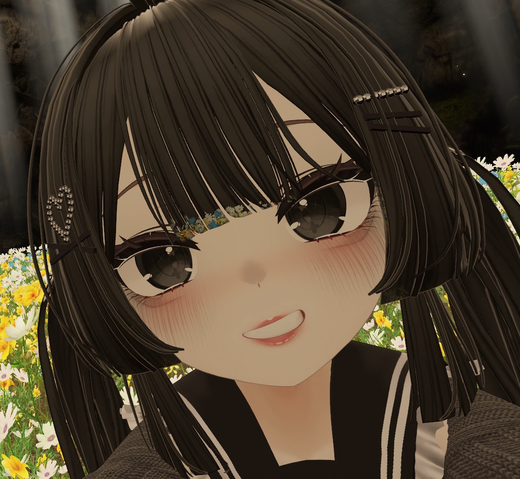 【lilToon】 VRCマヌカちゃんメンヘラメイク 【マヌカ】【Manuka】 Menhera makeup texture