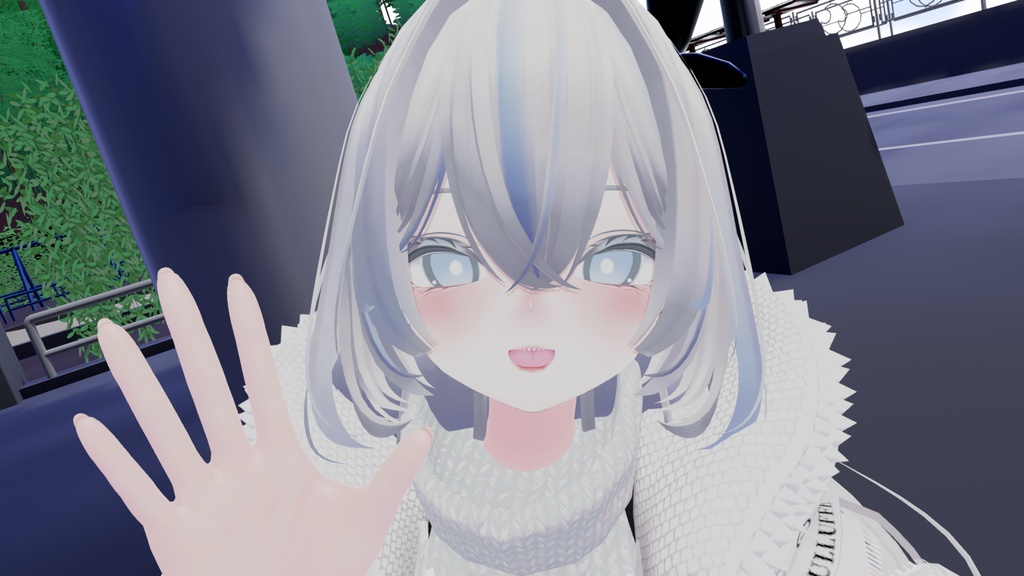 【VRchat】お人形さんのようなキュートなサメメイク【Rurune】【ルルネ】Cute shark makeup that looks like a doll