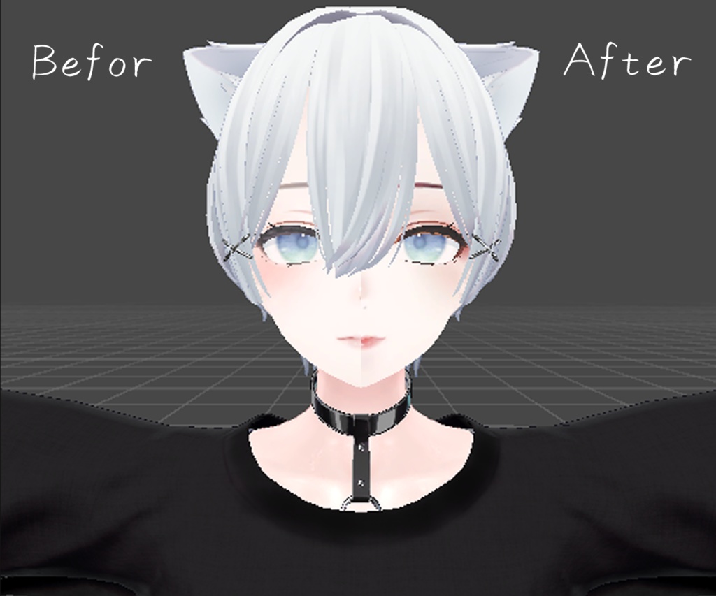 ★11/11まで半額★狐の様な妖艶なメイクテクスチャ【VRChat】Bewitching fox-like makeup texture【Shinra】【森羅】