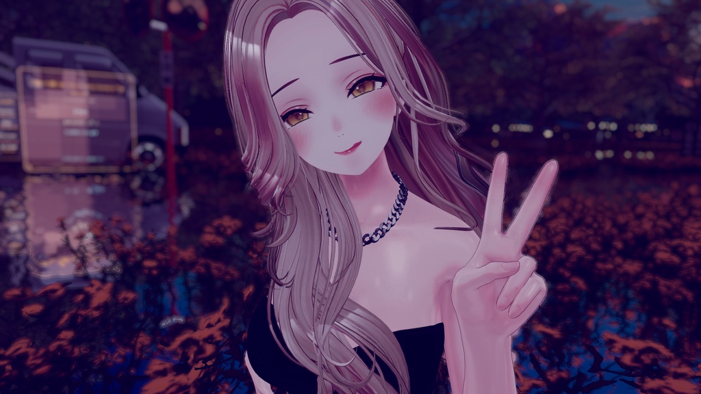 ★11/11まで半額★狐の様な妖艶なメイクテクスチャ【VRChat】Bewitching fox-like makeup texture【Shinra】【森羅】