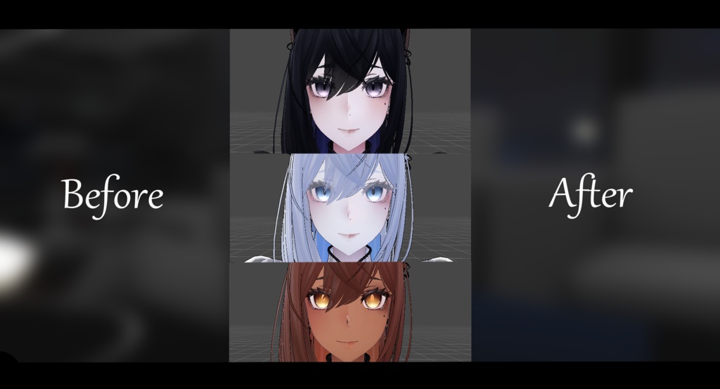 作者の性癖最強褐色お姉さんメイクアップ【VRChat】ラシューシャ (Lasyusha) Author's sexiest dark skinned lady makeup