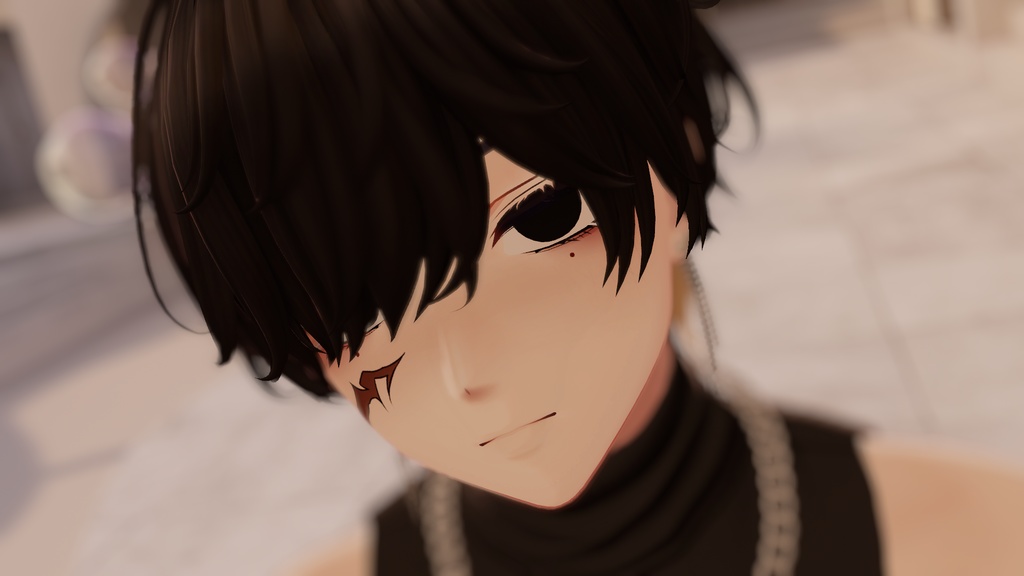 作者がこだわりぬいた超好青年メイク【VRChat】狛乃 (Komano)The ultra-good-looking makeup that the author is particular about.