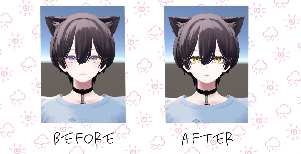 バチバチパンクなギャルメイク【VRChat】【Shinra】【森羅】★Sale 3/31★ Punk gal makeup
