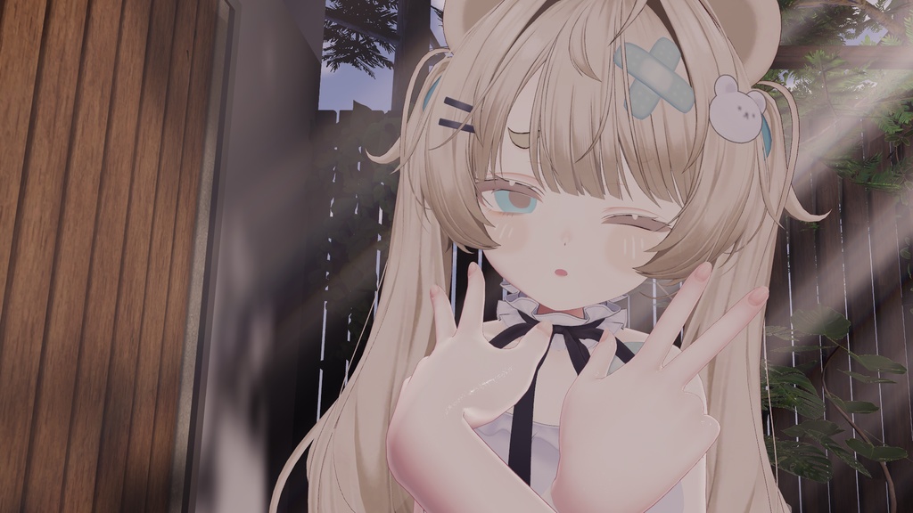 ぽわぽわくまさんメイク【VRchat】【ミルフィ Milfy】
