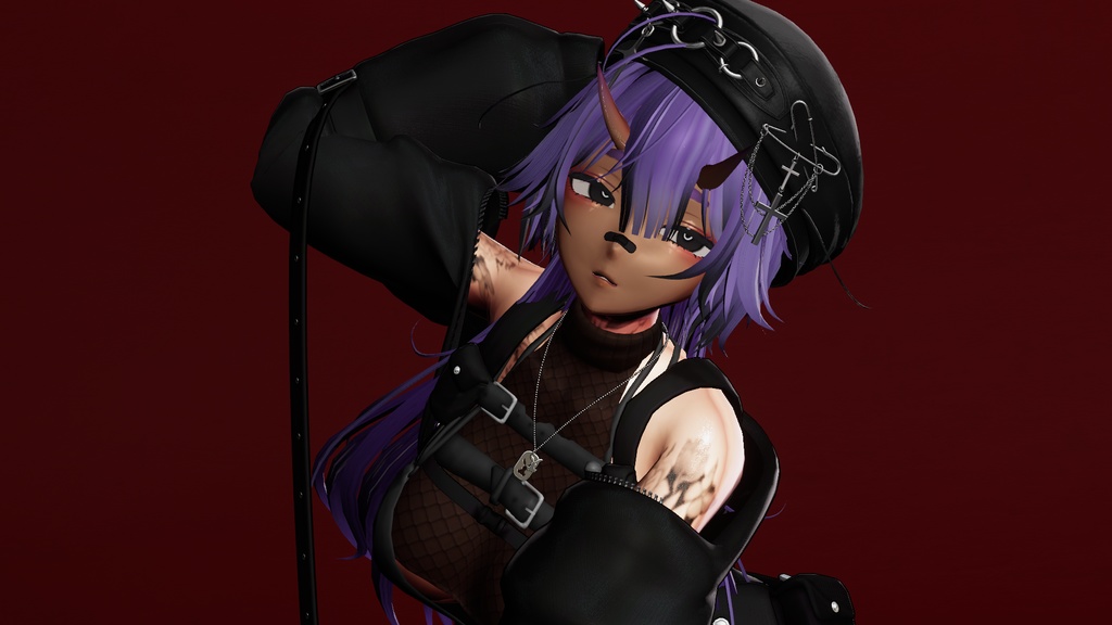 色気のあるCoolな褐色肌メイク【VRChat】【Shinra】【森羅】Sexy Dark skin makeup