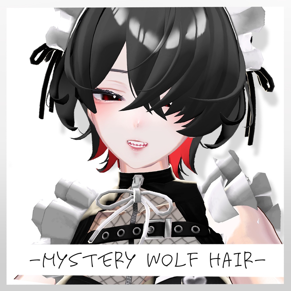 Mystery_Wolf【3Dヘアモデル】【VRchat】