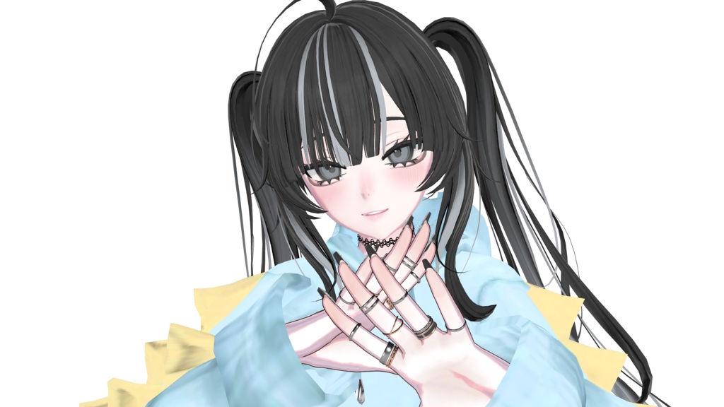 ゴシック風なメイクテクスチャ【VRChat】【Shinra】【森羅】 Beauty Gothic Makeup