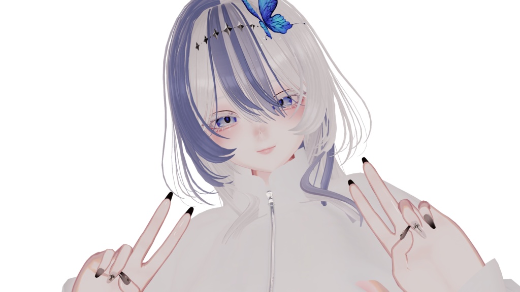 儚げな白メイク【しゅあん】【Shuan】【VRCHAT】Ephemeral white makeup