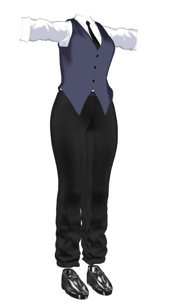 『Casino Dealer suit』カジノディーラー用スーツ【VRchat】【3D衣装モデル】【複数アバター対応】