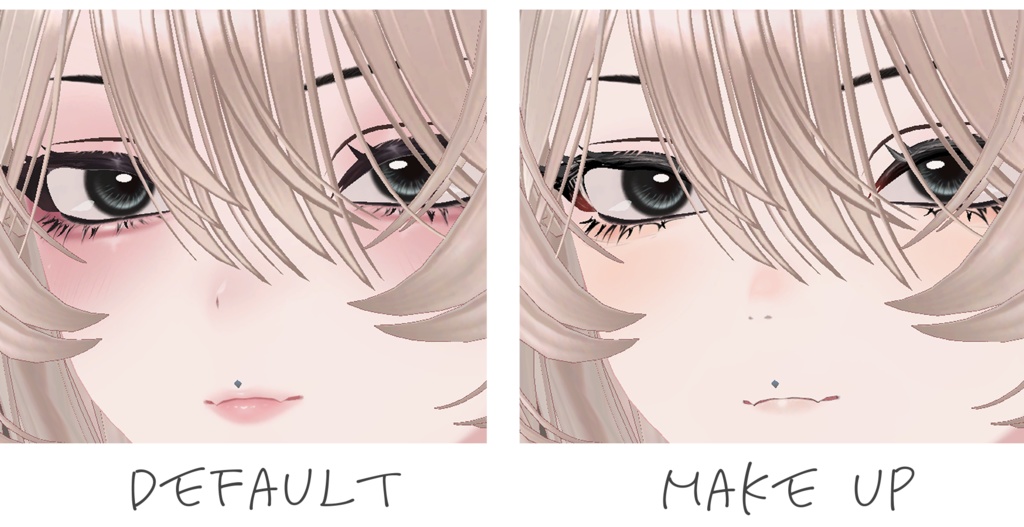 Victory Makeup【しゅあん】【Shuan】【VRCHAT】Three kinds of eyes