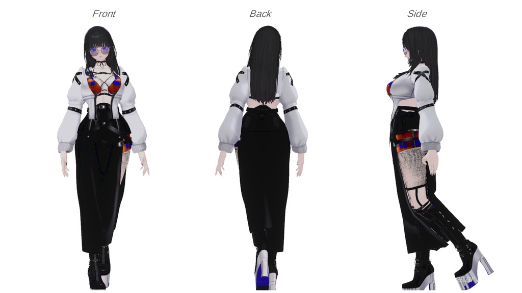 【12アバター対応】🫧Bubble Dream wear 🫧【VRCHAT】