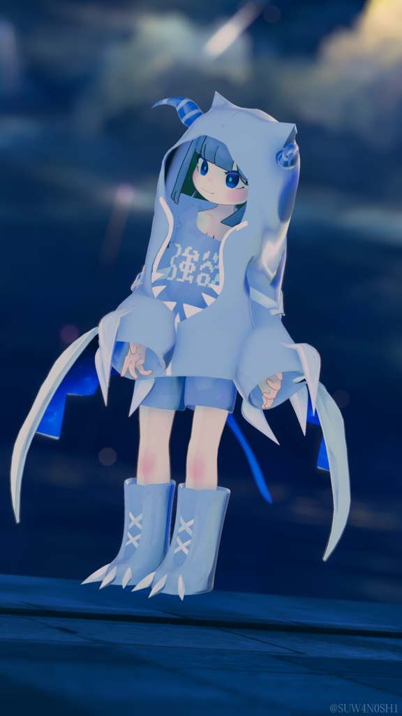 Mini Dragon Parka💊🐉【VRchat】【フワン対応】【まめふれんず対応】