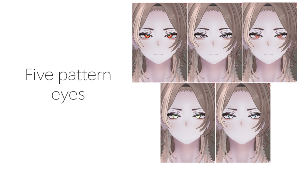 -🔪KIRA MAKE🔪-【泣夜対応】5Color eyes