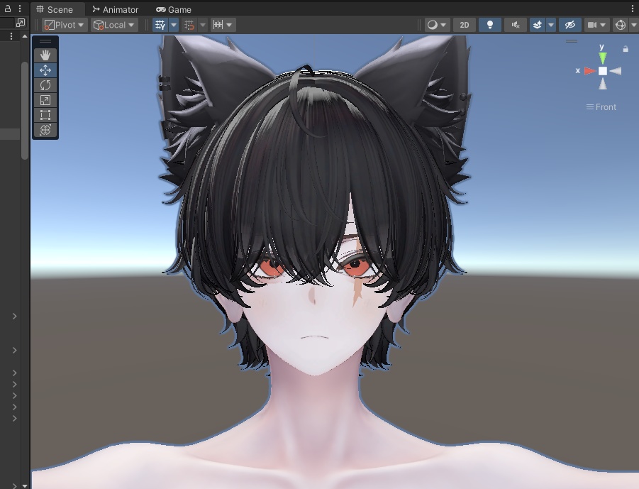 あの日の傷跡メイク【VRchat】『男性アバター対応』