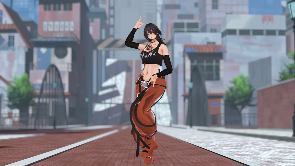 SALE✨ Full-throttle angler【VRChat向け3Dモデル】