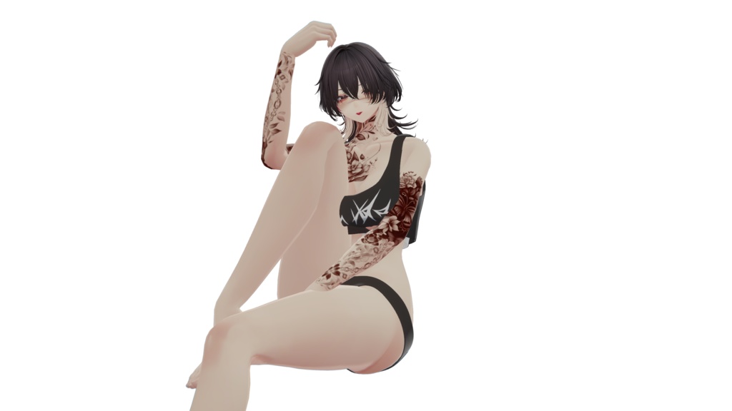 SALE✨ Full-throttle angler【VRChat向け3Dモデル】