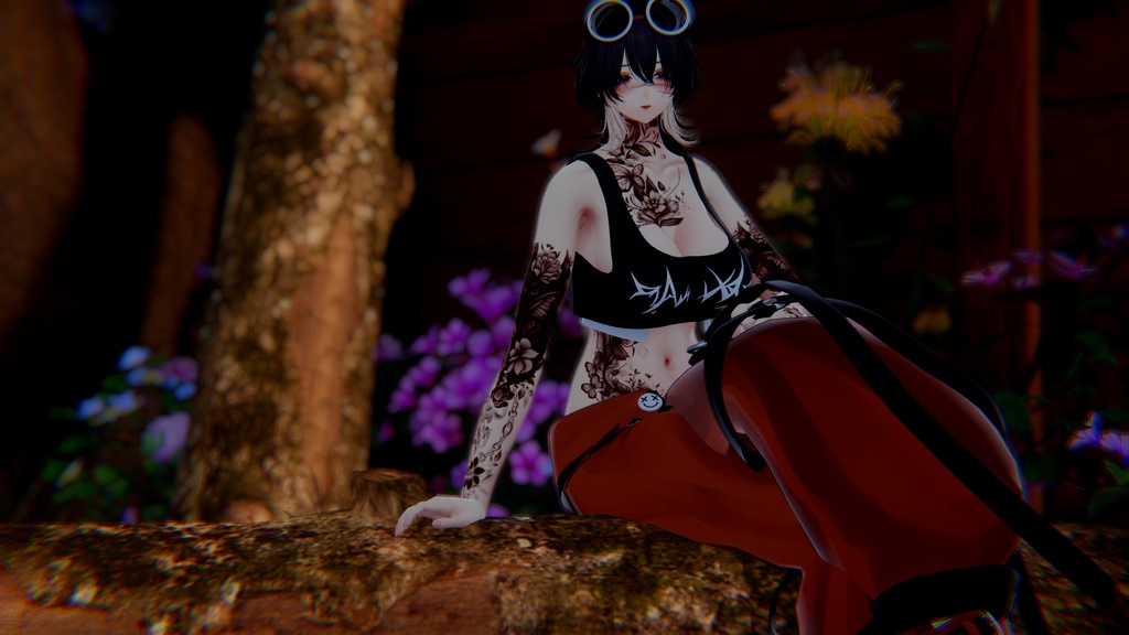 SALE✨ Full-throttle angler【VRChat向け3Dモデル】