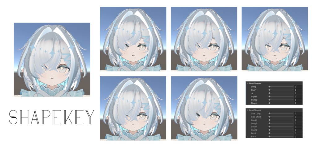 発売セール‼『50%OFF』✡️Stella Space ✡️【3Dヘアモデル】【VRchat】