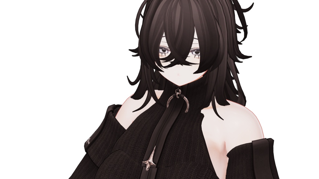 発売セール✨🖤メカクレロング🖤【3Dヘアモデル】【VRchat】