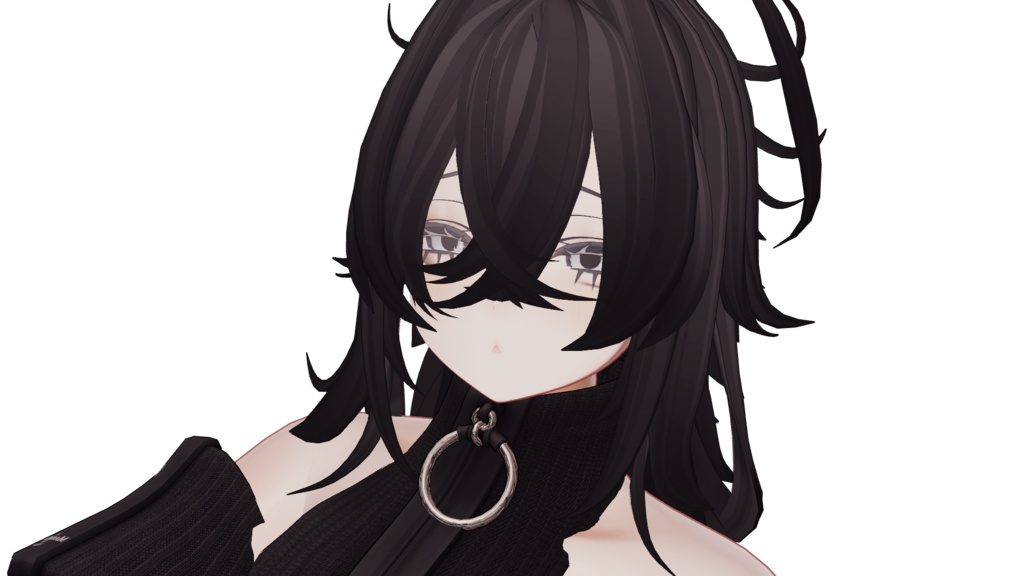 発売セール✨🖤メカクレロング🖤【3Dヘアモデル】【VRchat】