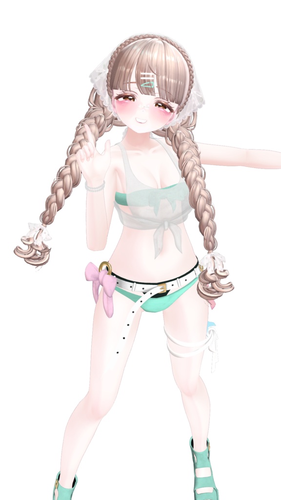 「発売セール✨」○o。.Summer Pastel.。o○【VRCHAT】『3Dアバター衣装』