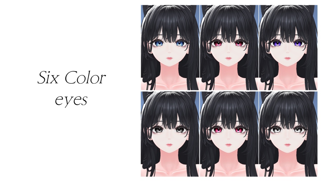 -🌹棘血ゴシックメイク🌹-【VRchat】【海咲対応】-Thorn Blood Gothic Makeup-