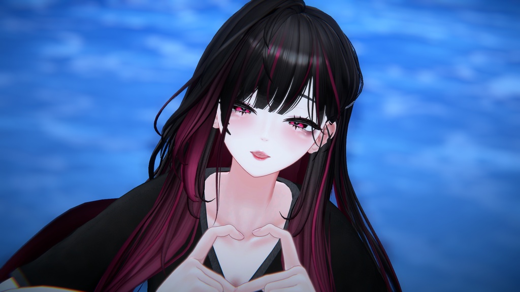 -🌹棘血ゴシックメイク🌹-【VRchat】【海咲対応】-Thorn Blood Gothic Makeup-
