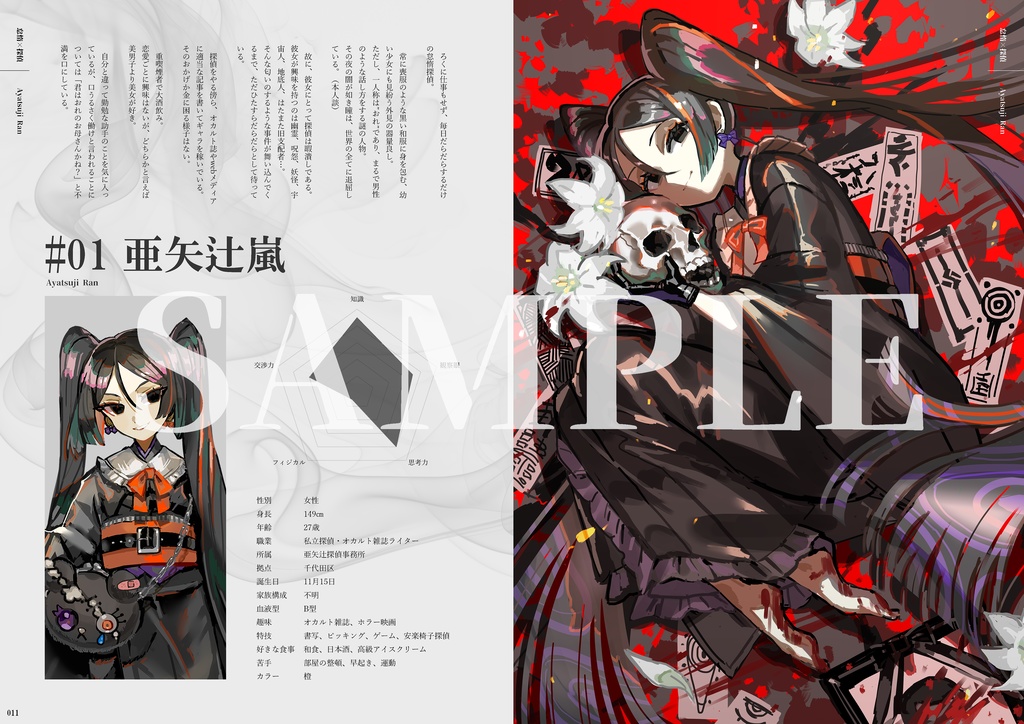 【イラスト・小説】case00 大罪探偵調査目録【7DD】